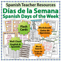 Días de la semana - Spanish Days of the Week Worksheets Días de la semana - Spanish Days of the Week Worksheets
