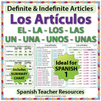 Spanish Articles Worksheets Spanish Articles Worksheets