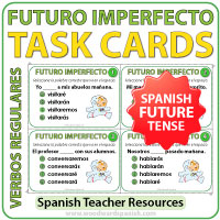 Spanish Future Tense Task Cards - Futuro Imperfecto Spanish Future Tense Task Cards - Futuro Imperfecto