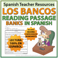 Spanish reading about banks with worksheets - Lectura acerca de los bancos en español Spanish reading about banks with worksheets - Lectura acerca de los bancos en español